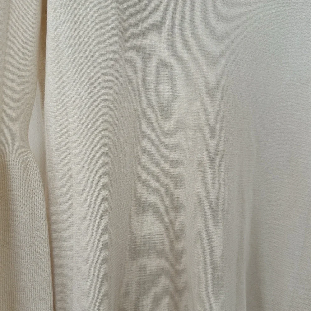 The Row Darcy Silk Cashmere Cream Sweater M - Picture 3 of 8